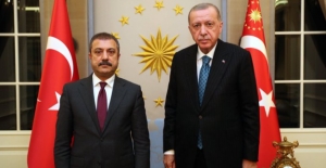 Cumhurbaşkanı Erdoğan, Merkez Bankası Başkanı Kavcıoğlu'nu Kabul Etti