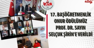 Anadolu Eğitim Sendikasının 17. Başöğretmenlik Onur Ödülü Selçuk Şirin'e Verildi