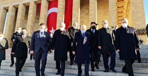 Bahçeli,  Anıtkabir'de 10 Kasım ATATÜRK'ü Anma Törenlerine Katıldı