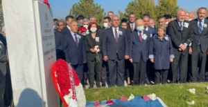 DSP Onursal Başkanı Bülent Ecevit Kabri Başında Anıldı