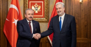 TBMM Başkanı Şentop, Karadağ Başbakanı Krivokapic İle Bir Araya Geldi