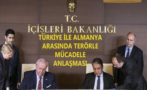 Türkiye İle Almanya Arasında Terörle Mücadele Anlaşması