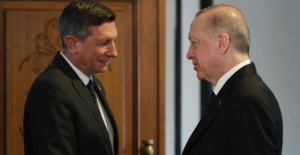 Cumhurbaşkanı Erdoğan, Slovenya Cumhurbaşkanı Pahor ile Görüştü