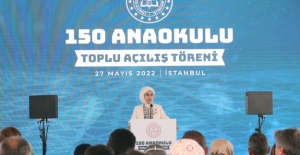 Emine Erdoğan, 150 Anaokulu Toplu Açılış Töreni’ne Katıldı