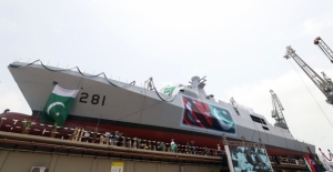 Pakistan MİLGEM Projesi'nin Üçüncü Gemisi Badr, Karaçi Tersanesinde Denize İndirildi