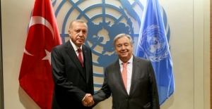Cumhurbaşkanı Erdoğan, BM Genel Sekreteri Antonio Guterres İle Görüştü