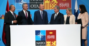 Cumhurbaşkanı Erdoğan, Finlandiya Cumhurbaşkanı, İsveç Başbakanı ve NATO Genel Sekreteri İle Dörtlü Görüşme Gerçekleştirdi
