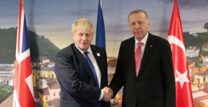 Cumhurbaşkanı Erdoğan, İngiltere Başbakanı Johnson İle Bir Araya Geldi
