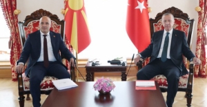 Cumhurbaşkanı Erdoğan, Kuzey Makedonya Başbakanı Kovacevski’yi Kabul Etti