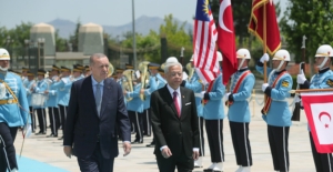 Cumhurbaşkanı Erdoğan, Malezya Başbakanı Yakub'u Resmi Törenle Karşıladı