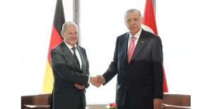 Cumhurbaşkanı Erdoğan, Almanya Başbakanı Scholz İle Bir Araya Geldi