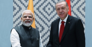 Cumhurbaşkanı Erdoğan, Hindistan Başbakanı Modi’yi Kabul Etti