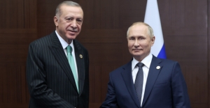 Cumhurbaşkanı Erdoğan, Rusya Devlet Başkanı Putin İle Görüştü