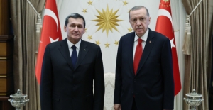 Cumhurbaşkanı Erdoğan, Türkmenistan Dışişleri Bakanı Meredov’u Kabul Etti