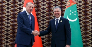 Cumhurbaşkanı Erdoğan, Türkmenistan Halk Maslahatı Başkanı Berdimuhamedov İle Görüştü