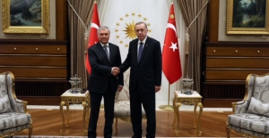 Cumhurbaşkanı Erdoğan, Rusya Federasyonu Federal Meclisi Devlet Duması Başkanı Volodin İle Görüştü