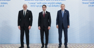Cumhurbaşkanı Erdoğan, Türkiye-Azerbaycan-Türkmenistan Devlet Başkanları Zirvesi’ne Katıldı