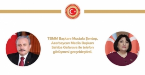 TBMM Başkanı Şentop’tan, Azerbaycan Milli Meclis Başkanı Gafarova'ya Taziye Telefonu
