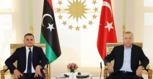 Cumhurbaşkanı Erdoğan, Libya Başbakanı Dibeybe’yi Vahdettin Köşkü’nde Kabul Etti
