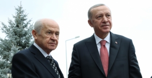 Cumhurbaşkanı Erdoğan, MHP Genel Başkanı Bahçeli İle Bir Araya Geldi