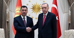 Cumhurbaşkanı Erdoğan, Kırgızistan Cumhurbaşkanı Caparov ile Görüştü