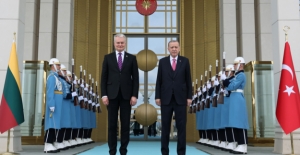 Cumhurbaşkanı Erdoğan, Litvanya Cumhurbaşkanı Nauseda ile Görüştü