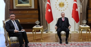 Cumhurbaşkanı Erdoğan, TDT Genel Sekreteri Ömüraliyev’i Kabul Etti