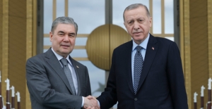 Cumhurbaşkanı Erdoğan, Türkmenistan Halk Maslahatı Başkanı Berdimuhamedov ile Görüştü