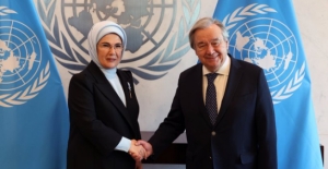 Emine Erdoğan, BM Genel Sekreteri Guterres İle Görüştü