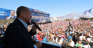 “Biz Eser Ve Hizmet Siyasetiyle Bugünlere Getirdiğimiz Türkiye’yi, Daha İleriye Taşımak İçin Ter Döküyoruz”