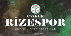 Cumhurbaşkanı Erdoğan'dan Süper Lig’e Yükselen Çaykur Rizespor'a Tebrik Mesajı