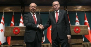 KKTC Cumhurbaşkanı Tatar'dan Cumhurbaşkanı Erdoğan İçin Tebrik Mesajı