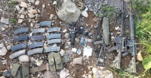 Pençe-Kilit Operasyonu’nda Teröristlere Ait Silah ve Mühimmat Ele Geçirildi
