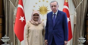 Cumhurbaşkanı Erdoğan, BM Habitat İcra Direktörü Sharif’i Kabul Etti