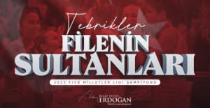 Cumhurbaşkanı Erdoğan, FIVB Milletler Ligi Şampiyonu Filenin Sultanlarını Tebrik Etti