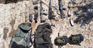 MSB: Pençe-Kilit Operasyonu Bölgesinde Çok Sayıda Silah Ve Mühimmat Ele Geçerildi