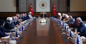 Cumhurbaşkanı Erdoğan, Müslüman Alimler Heyeti'ni Kabul Etti