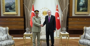 Cumhurbaşkanı Erdoğan, Pakistan Kara Kuvvetleri Komutanı Munir’i Kabul Etti