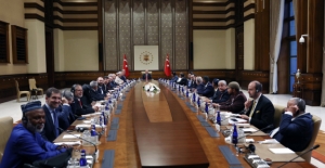 Cumhurbaşkanı Erdoğan, ABD Müslüman Organizasyonları Konseyi Üyelerini Kabul Etti