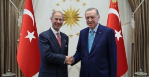 Cumhurbaşkanı Erdoğan, Birleşik Krallık Edinburgh Dükü Prens Edward'ı Kabul Etti