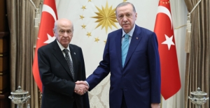 Cumhurbaşkanı Erdoğan, MHP Genel Başkanı Bahçeli İle Görüştü