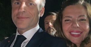 Ece Ege Macron’un Elysée Sarayı'nda Verdiği Davete Katıldı