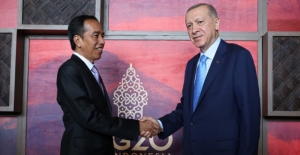 Cumhurbaşkanı Erdoğan, Endonezya Devlet Başkanı Widodo ile Görüştü