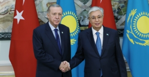 Cumhurbaşkanı Erdoğan, Kazakistan Cumhurbaşkanı Tokayev ile Görüştü