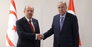 Cumhurbaşkanı Erdoğan, KKTC Cumhurbaşkanı Tatar İle Bir Araya Geldi