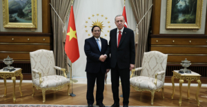 Cumhurbaşkanı Erdoğan, Vietnam Başbakanı Chinh’i Kabul Etti