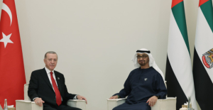 Cumhurbaşkanı Erdoğan, Birleşik Arap Emirlikleri Devlet Başkanı Al Nahyan ile Görüştü