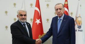 Cumhurbaşkanı Erdoğan, HÜDA PAR Genel Başkanı Yapıcıoğlu ile Görüştü