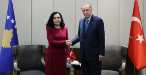 Cumhurbaşkanı Erdoğan, Kosova Cumhurbaşkanı Osmani-Sadriu ile Bir Araya Geldi