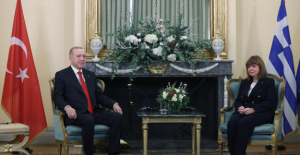 Cumhurbaşkanı Erdoğan, Yunanistan Cumhurbaşkanı Sakelaropulu ile Görüştü